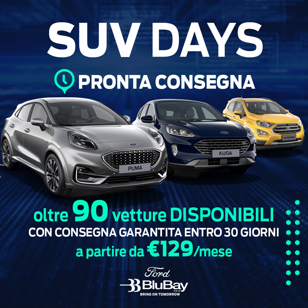 SPECIALE SUV DAYS 