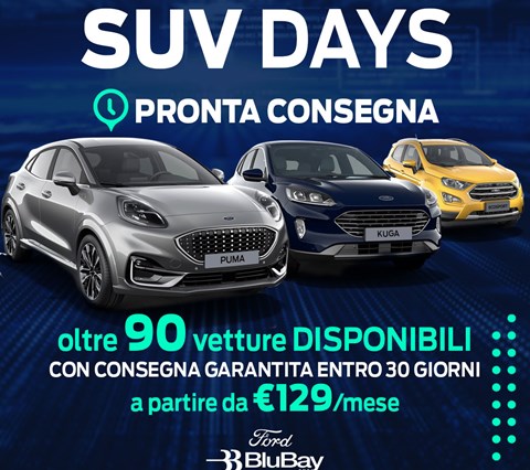 SPECIALE SUV DAYS 