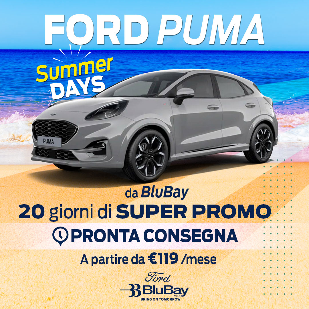  Ford Blubay Summer days: speciale FORD PUMA!