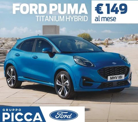 Ford Puma a 149€ al mese