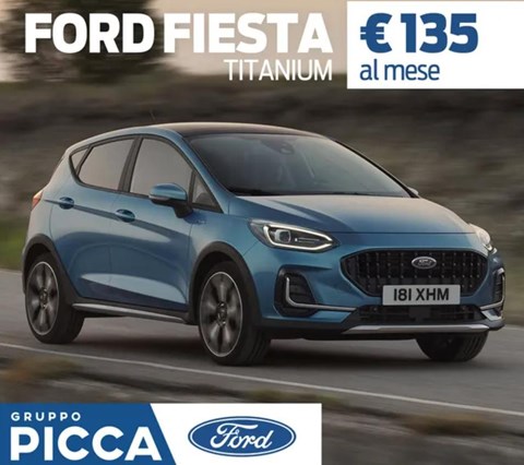 Ford Fiesta a 135€ al mese