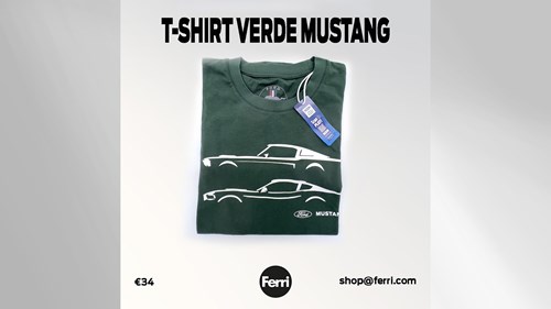 T-Shirt Verde Mustang | €34