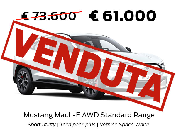 Mustang Mach-E AWD Standard Range VENDUTA