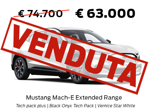 Mustang Mach-E Extended Range VENDUTA