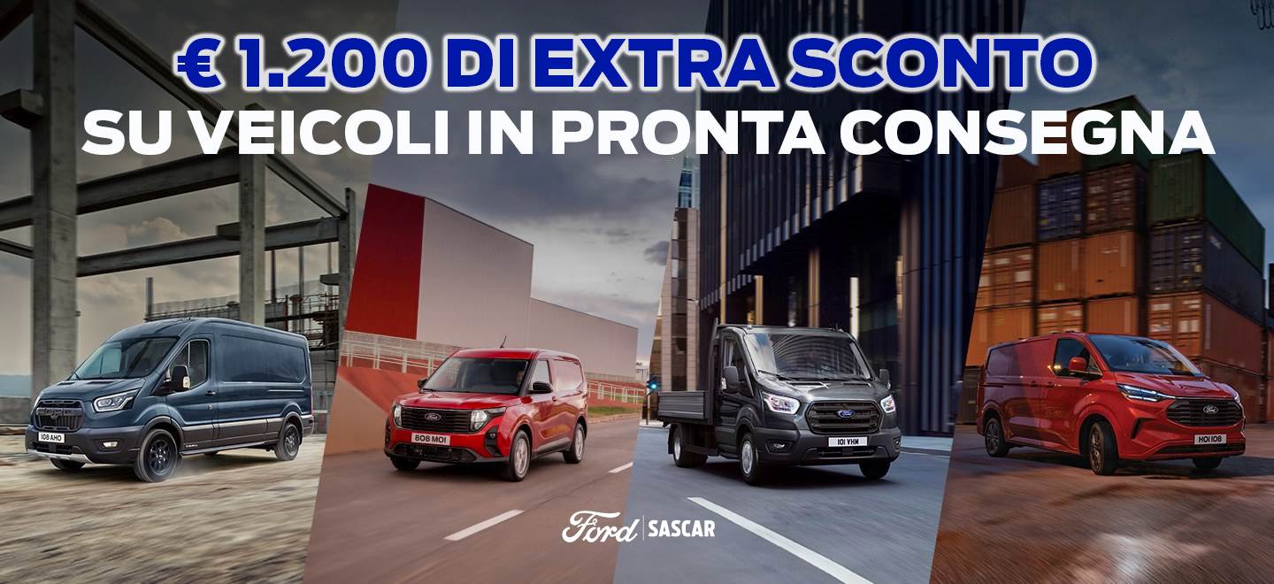 €1.200 di extra sconto sui veico9li in pronta consegna 