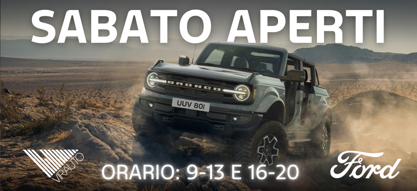 SIAMO APERTI TUTTI I SABATI