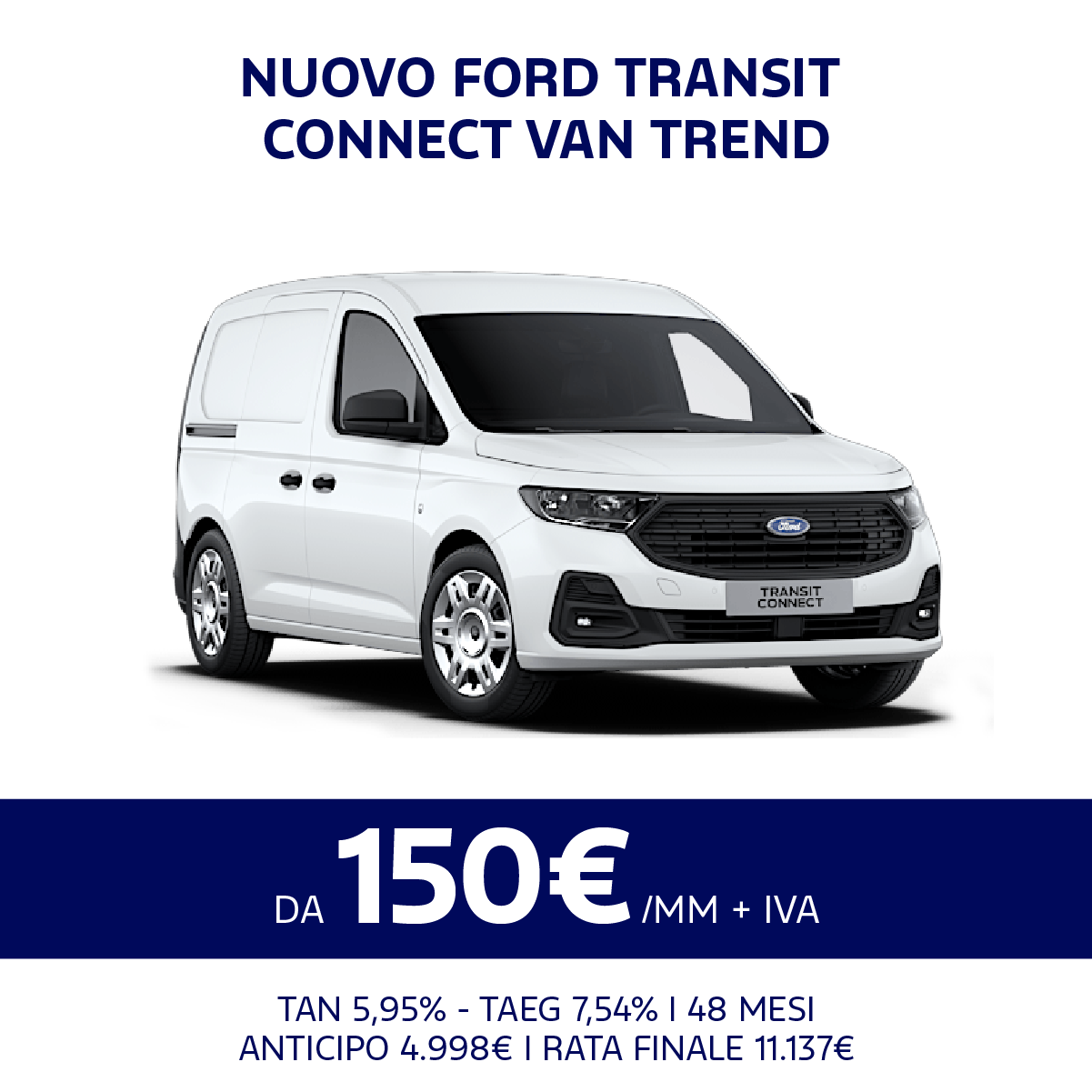 Promo Ford Transit Connect Van Trend