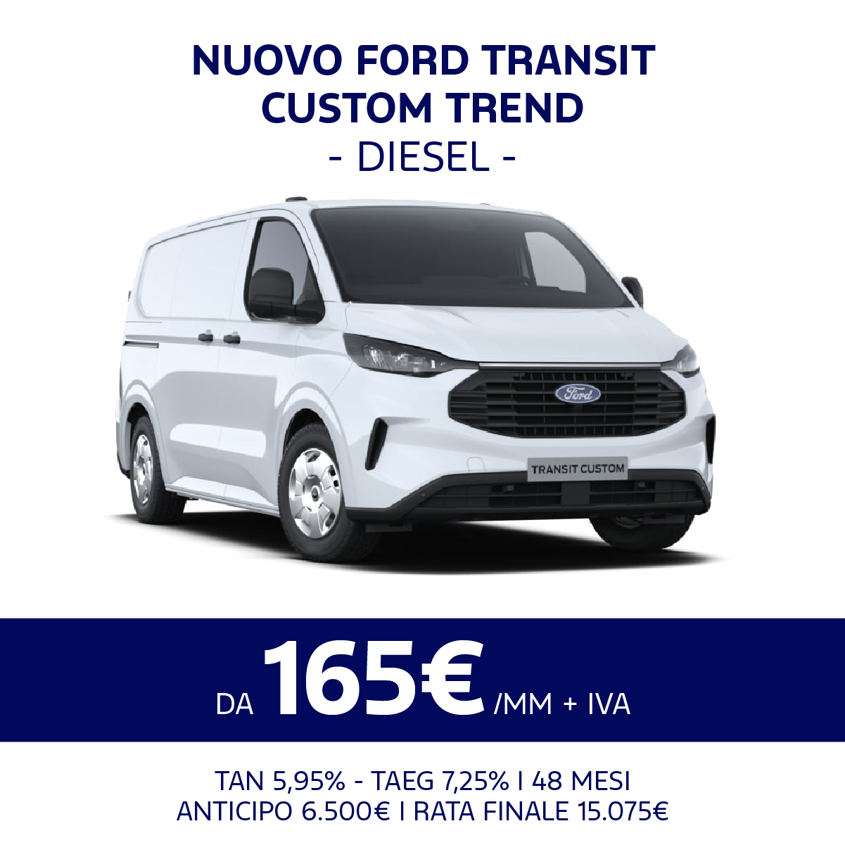 Promo Ford Transit Custom trend