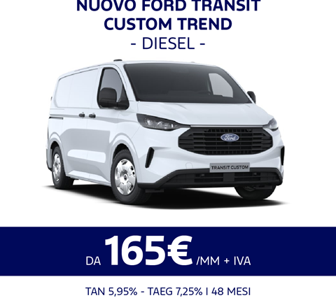 Promo Ford Transit Custom trend