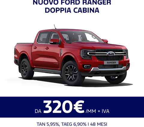 Promo Ford Ranger Doppia Cabina