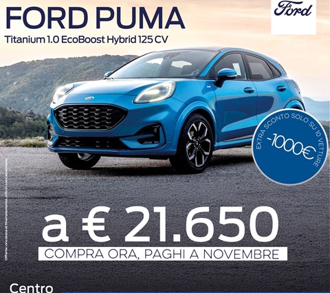 Ford Puma a 21.650 €