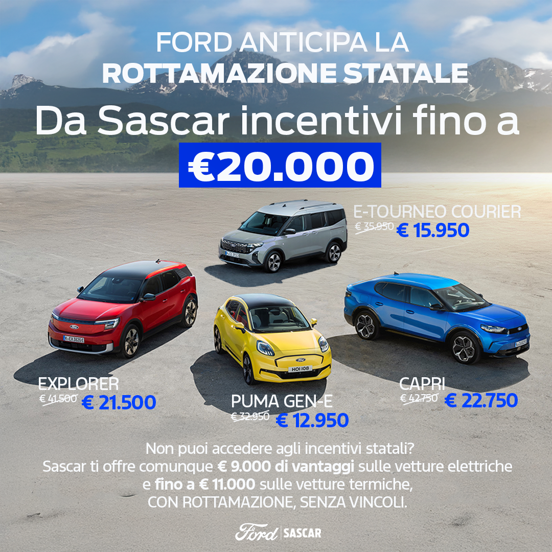 Ford anticipa la Rottamazione Statale 