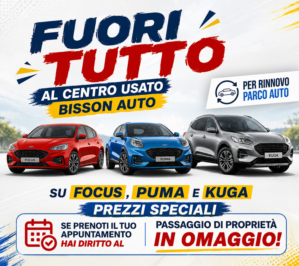 Occasioni speciali per rinnovo parco usato