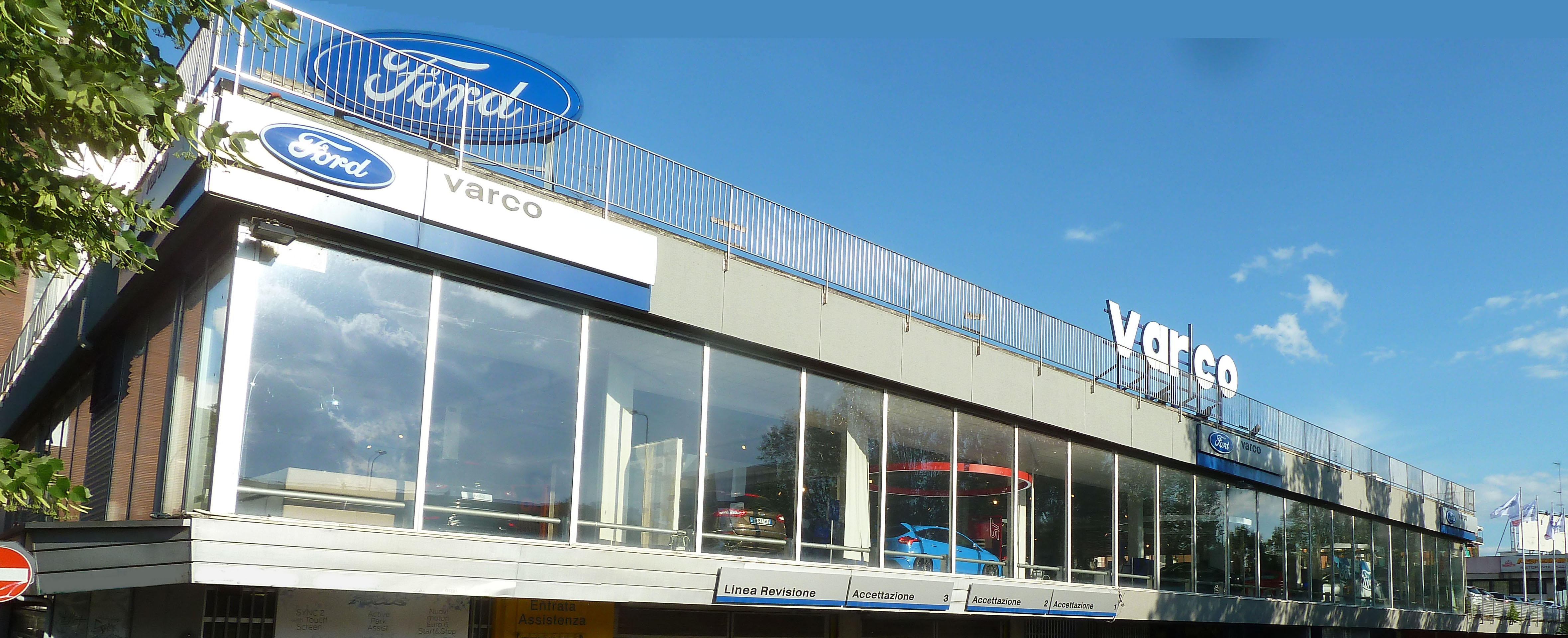 Varco Concessionaria Ford Milano -Mach-E, Kuga, Focus, Transit, 